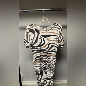 Venus Brand zebra/animal print dress NEW